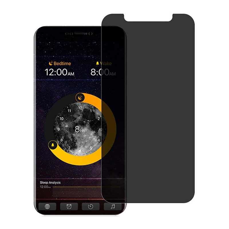 Folie de protectie Privacy Anty-Spy, tempered glass 9H, pentru iPhone XS Max , BBL574