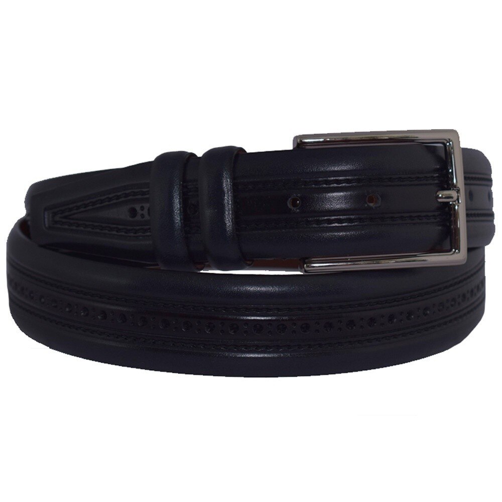 Curea barbati, din piele naturala, marca Bond, 1853-42-19, bleumarin