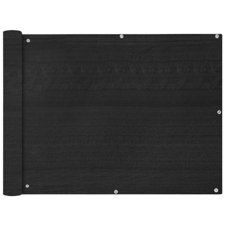 vidaXL balkon napellenző HDPE 90x400 cm Antracit