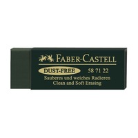 Radiera cu Ambalaj Protector Faber a€“ Castell Dust Free 20, Verde, Rechizite Scolare, Radiera pentru Desen, Radiera Ieftina, Radiera Faber a€“ Castell, Radiera Scoala, Guma de Sters pentru Creion, Guma de Sters Faber Castell, Gume de Sters