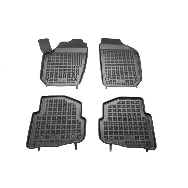 Set covorase cauciuc stil tavita Seat Cordoba, Ibiza III, Skoda Fabia I, VW Polo 08.99-11.09 Rezaw