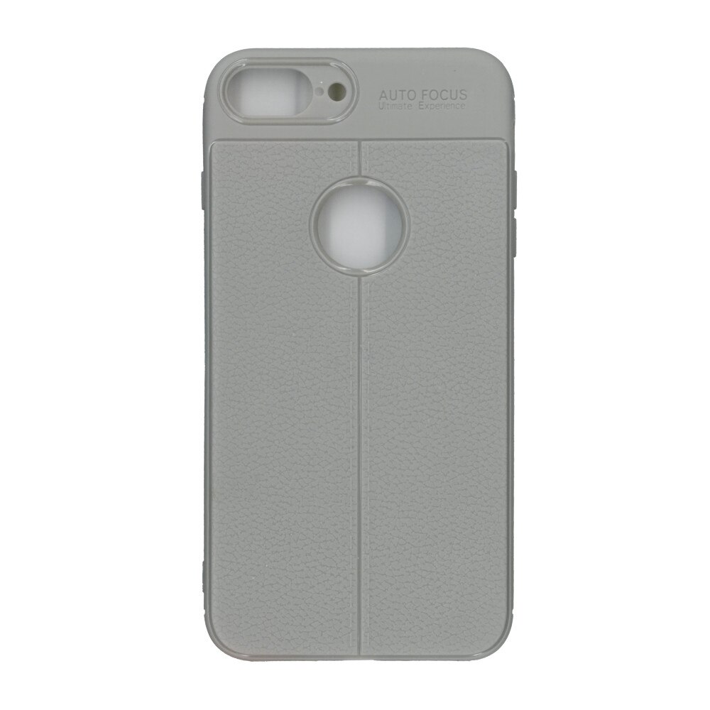 Husa din silicon auto-focus, Eurocell, pentru iPhone 8 Plus, gri