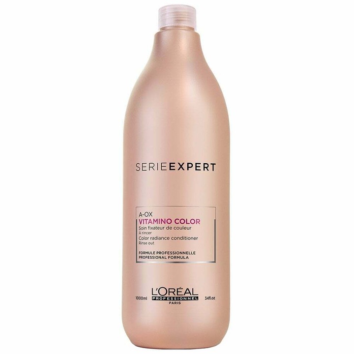 Balsam profesional L'Oreal Professionnel Serie Expert Vitamino Color A-OX pentru par vopsit, 1000 ml