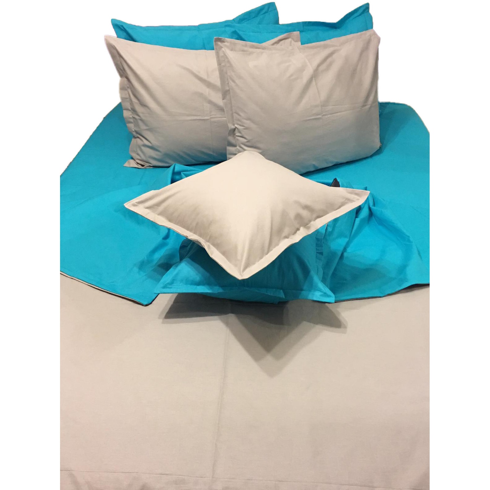 Lenjerie dubla, bumbac ranforce 100% opt(8)piese by Liz Line - DR815XXL