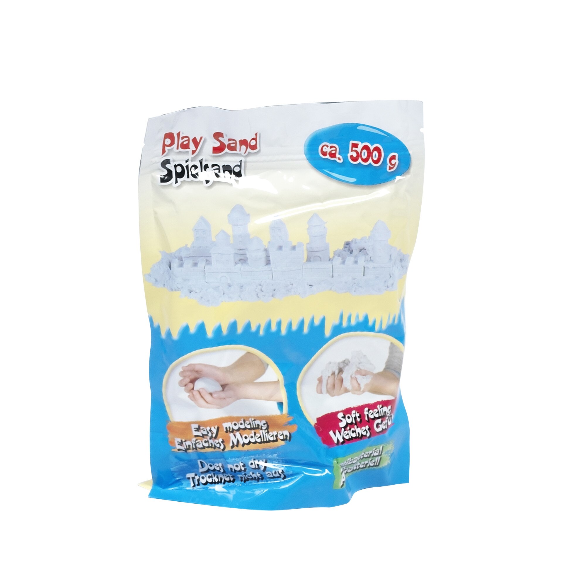 Play Sand, Nisip modelabil, kenetic sand, Natur 500g