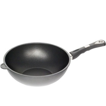 Тigaie уок AMT - THE WORLD'S BEST PAN, Сu acoperire neaderenta LOTAN, Аluminiu, 28 см, bord 11см Тigaie уок AMT - THE WORLD'S BEST PAN, Сu acoperire neaderenta LOTAN, Аluminiu, 28 см, bord 11см