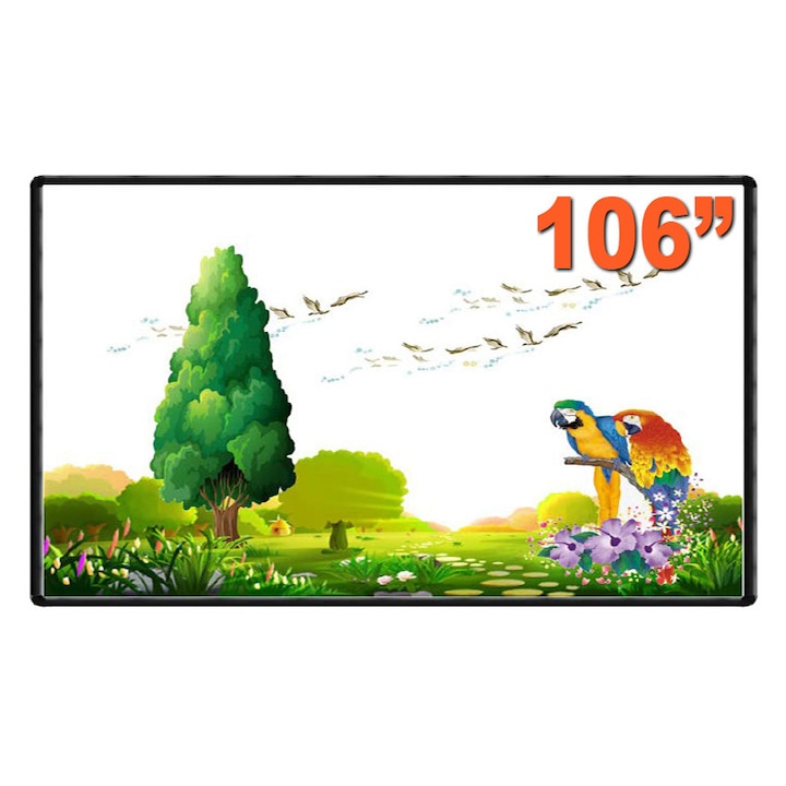 Интерактивна бяла дъска 106" Evoboard IB-106RS-NP, 16:9, IR сензорна технология, 10 сензорни точки, без писалка