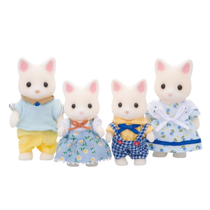 Set de joaca figurine familia pisicutelor Silk Sylvanian Families
