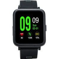 Ceas Smartwatch E-BODA Smart Time 350, Silicon, Negru