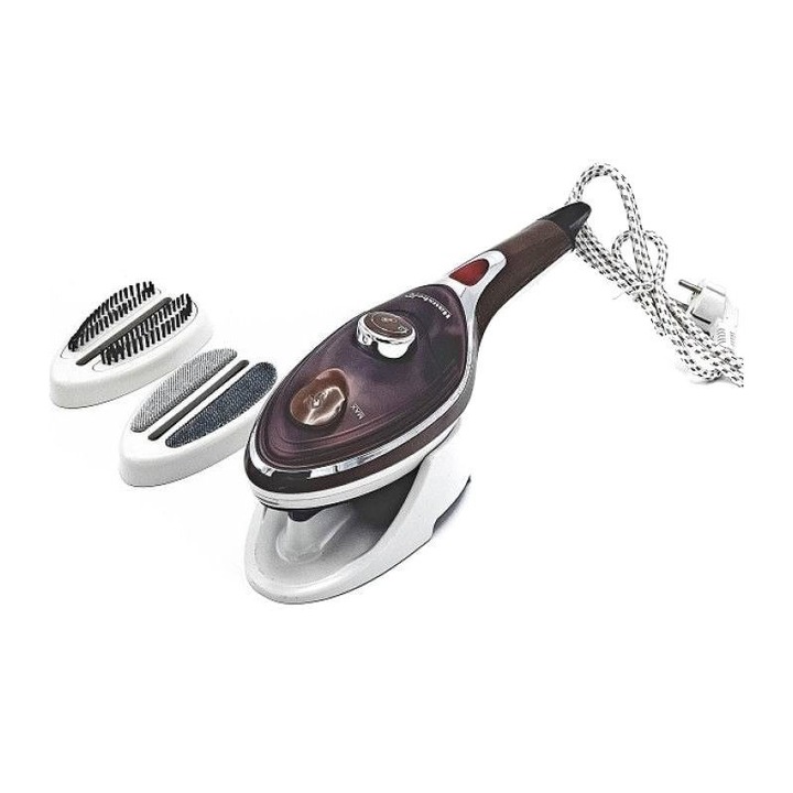 Fier de Calcat cu Aburi Vertical Hausberg si talpa ceramica, Rezervor 70 ml, 1100 W