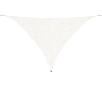 Copertina tip parasolar triunghiular, vidaXL, HDPE, 5 x 5 x 5 m, Alb Copertina tip parasolar triunghiular, vidaXL, HDPE, 5 x 5 x 5 m, Alb