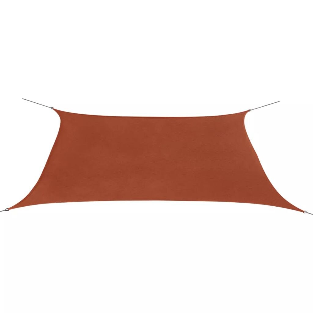 Copertina tip parasolar, dreptunghiular, vidaXL, Tesatura, 2 x 4 m, Portocaliu
