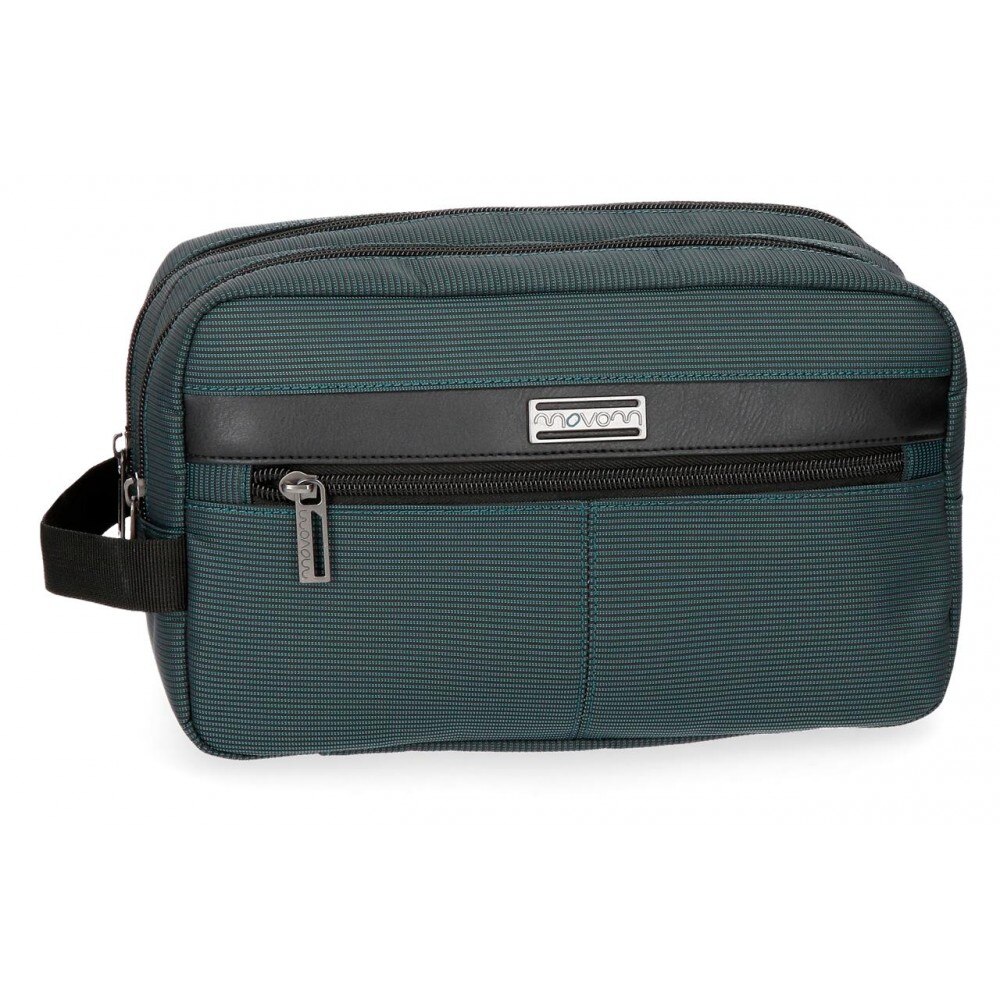 Borseta adaptabila 2 comp 26 cm albastra Movom Business