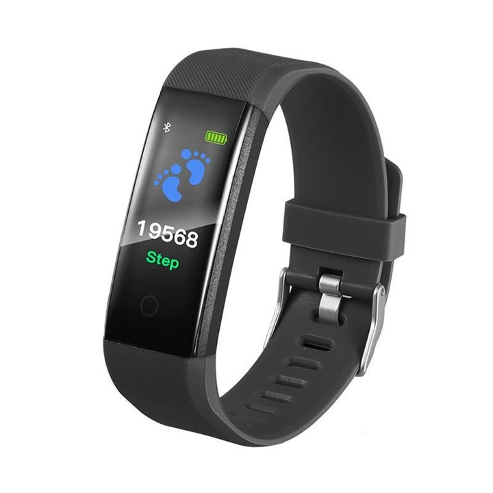 Bratara smart Bluetooth Reflection Vision, 6 functii cu monitorizare cardiaca, Android iOS