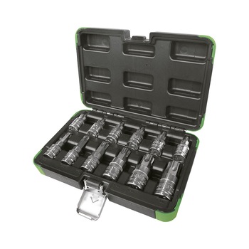 Trusa 12 capete tubulare profil TORX, exterior 1/2 Trusa 12 capete tubulare profil TORX, exterior 1/2