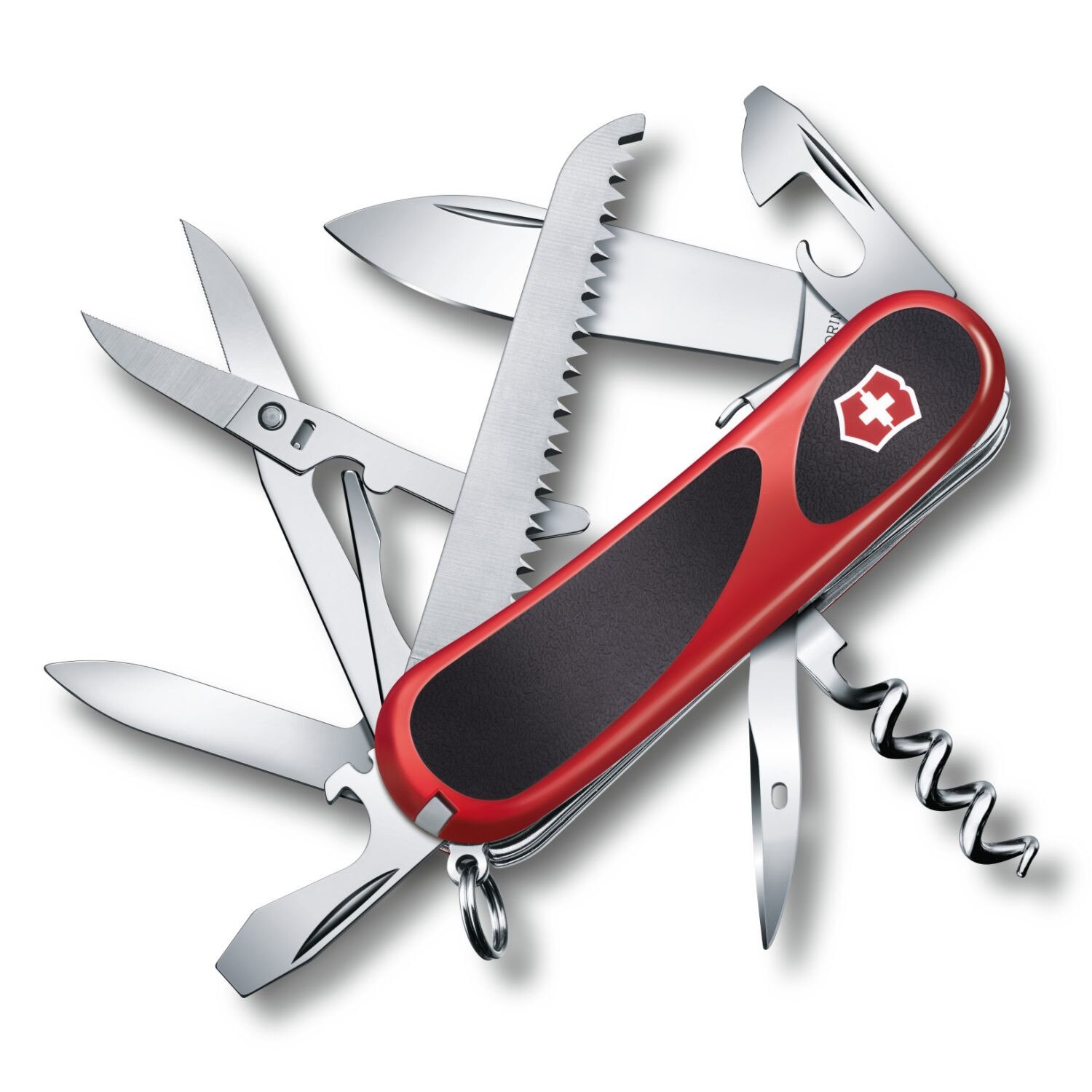 Briceag Victorinox Delemont Evolution Grip S17 rosu-negru 2.3913.SC