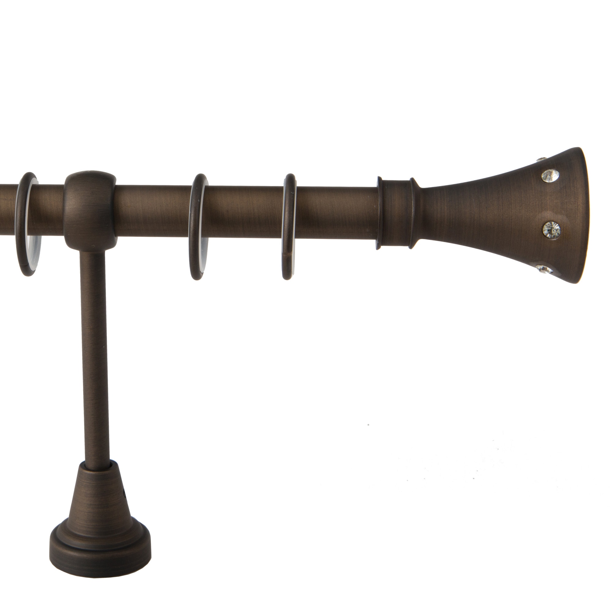 Galerie simpla Carter,grosime 19mm, maro, 400 cm