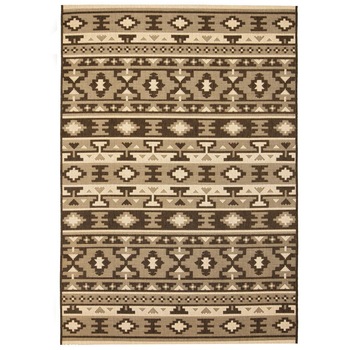 Covor aspect sisal, de interior/exterior, model etnic, vidaXL, Tesatura, 120 x 170 cm, Multicolor Covor aspect sisal, de interior/exterior, model etnic, vidaXL, Tesatura, 120 x 170 cm, Multicolor