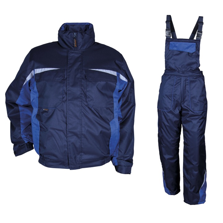 Set de lucru STENSO KASTOR, negru/albastru, Marimea L