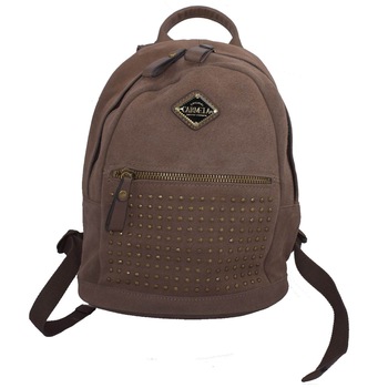 Geanta dama, din textil si piele, marca Carmela, 86044-18-01-44, taupe Geanta dama, din textil si piele, marca Carmela, 86044-18-01-44, taupe