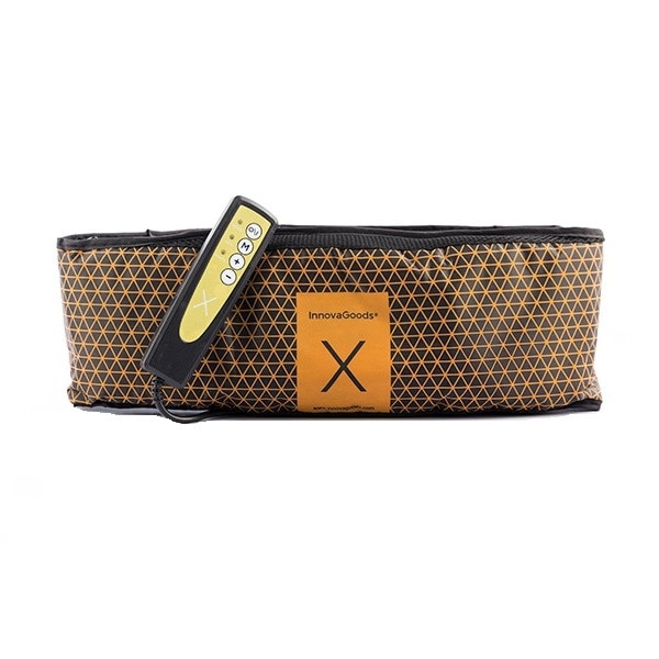 Centura vibranta, Extra Large X InnovaGoods Sport Electrogym, telecomanda, 5 nivele de intensitate