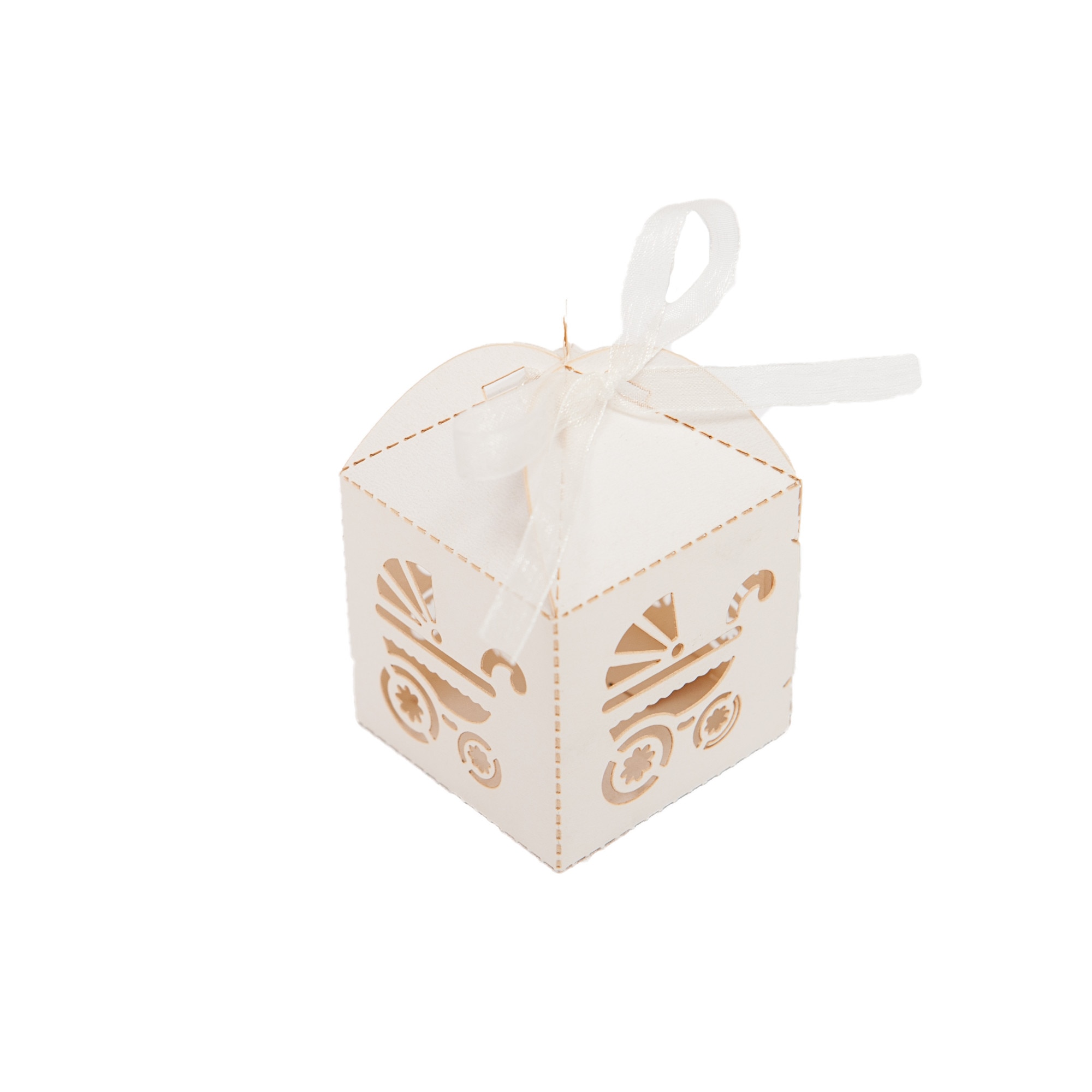 Marturie botez cutiuta carucior alb