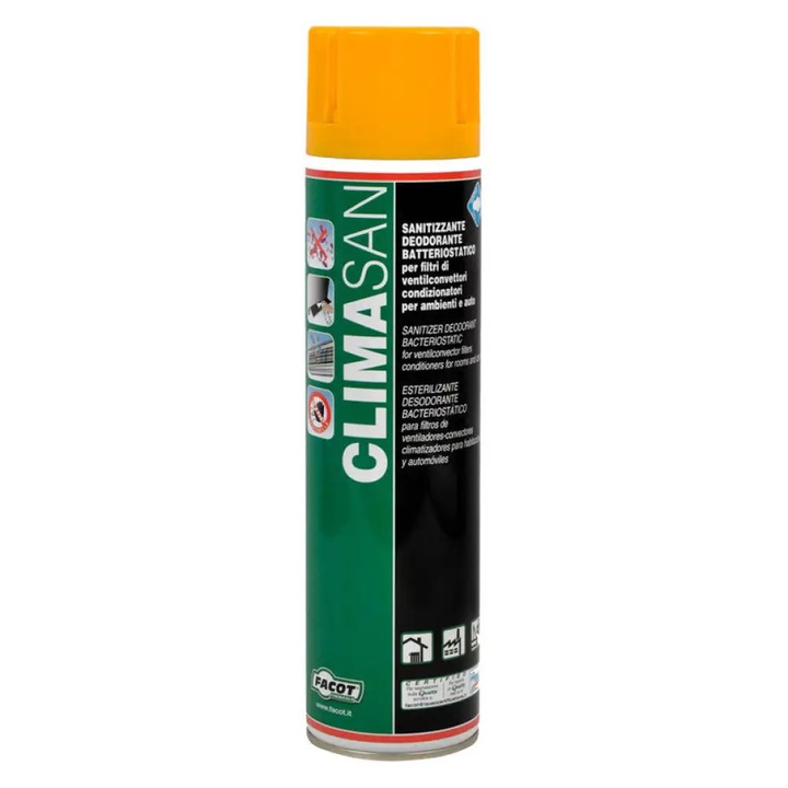 Spray dezinfectant pentru mentenanta aparatelelor de aer conditionat Facot Climasan Spray 400 ml