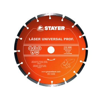 Disc Stayer diamantat Laser professional de 115 mm Disc Stayer diamantat Laser professional de 115 mm