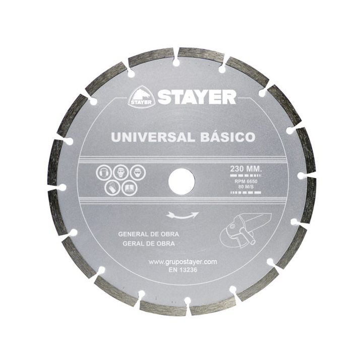 Disc Stayer diamantat UNIVERSAL BASIC de 300 mm
