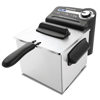 Friteuza Taurus Professional 2. 1700 W, 2 l, termostat reglabil, protectie termica, integral demontabila, full INOX Friteuza Taurus Professional 2. 1700 W, 2 l, termostat reglabil, protectie termica, integral demontabila, full INOX
