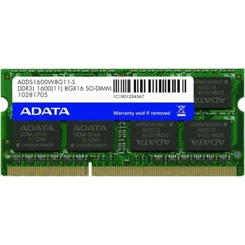 Memorie notebook ADATA, 8GB DDR3L, 1600MHz, CL11 Memorie notebook ADATA, 8GB DDR3L, 1600MHz, CL11