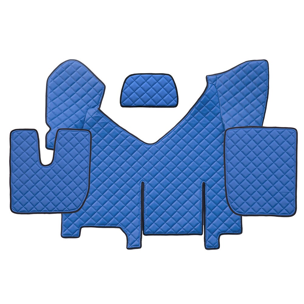 Set presuri imitatie piele Ford Focus albastru 2013-2018