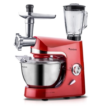 Robot bucatarie TurboTronic premium line, 2000 wati ,bol inox 5 litri,rosu Robot bucatarie TurboTronic premium line, 2000 wati ,bol inox 5 litri,rosu