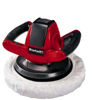 Masina de polisat auto PXC Einhell CE-CB 18/254 Li - Solo, fara acumulator, 18 V, diametru 254 mm + boneta textila + boneta sintetica Masina de polisat auto PXC Einhell CE-CB 18/254 Li - Solo, fara acumulator, 18 V, diametru 254 mm + boneta textila + boneta sintetica