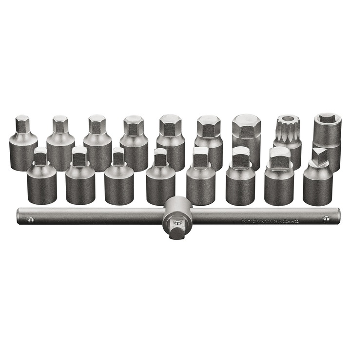 Set chei scurgere ulei 3/8''', 18 bucati, NEO