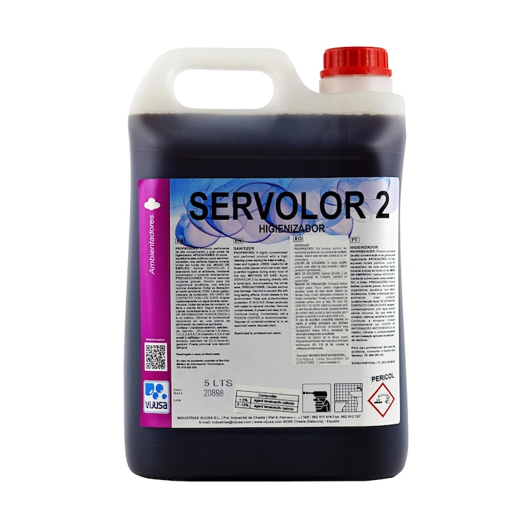 Odorizant profesional lichid SERVOLOR 2 - 5 litri