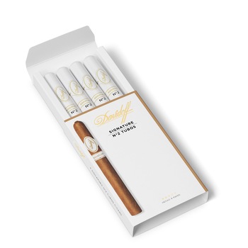 Trabuc Davidoff Signature No 2 Tub Panetela Natural 4 Pack Trabuc Davidoff Signature No 2 Tub Panetela Natural 4 Pack