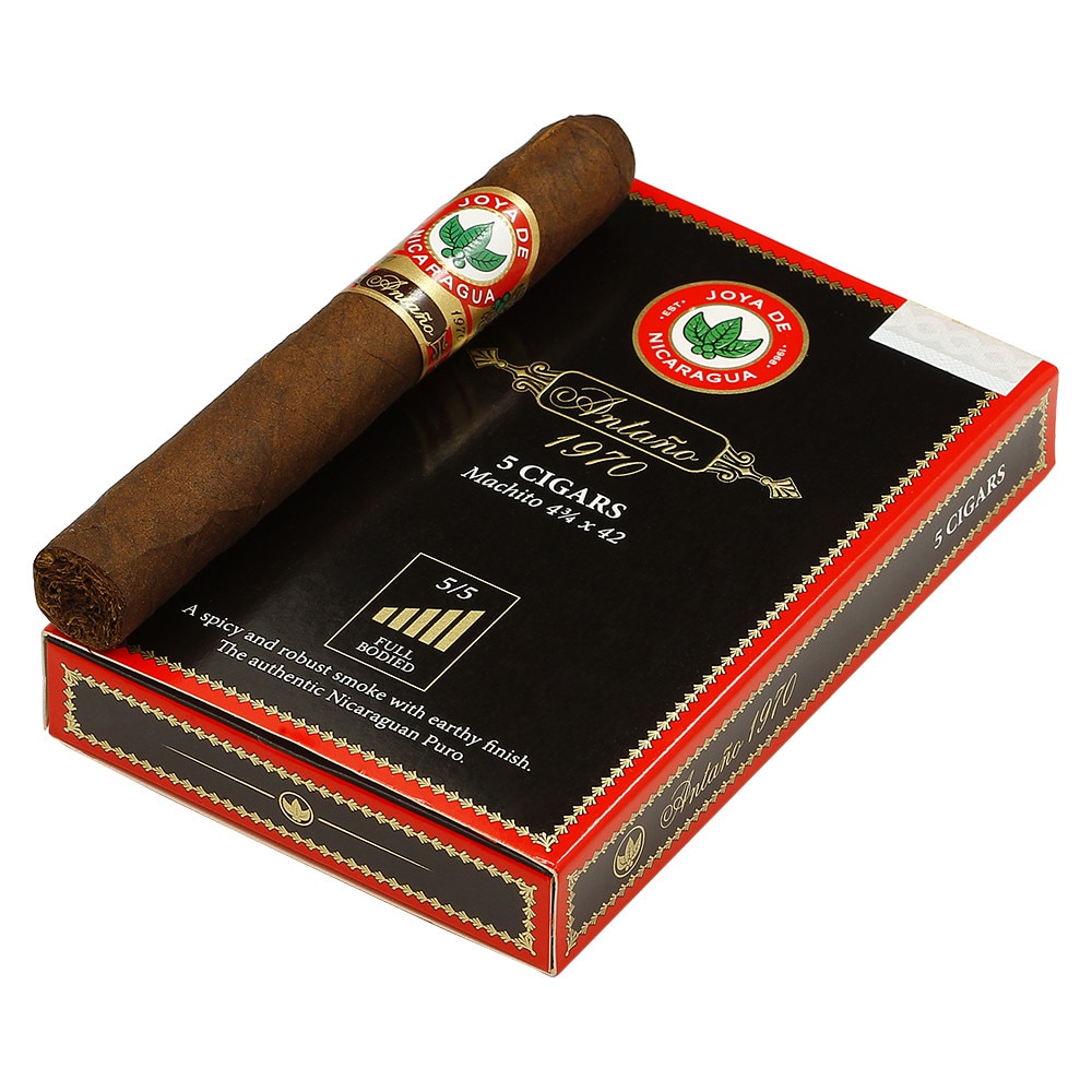 Trabucuri Joya de Nicaragua Antano 1970 Machito Pertacas Natural 5 Pack