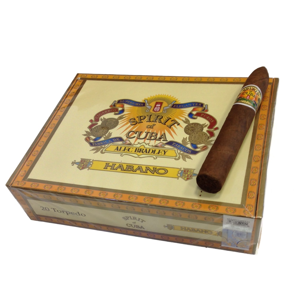 Trabucuri Alec Bradley Spirit of Cuba Habano Torpedo Maduro Cutie (20 bucati)