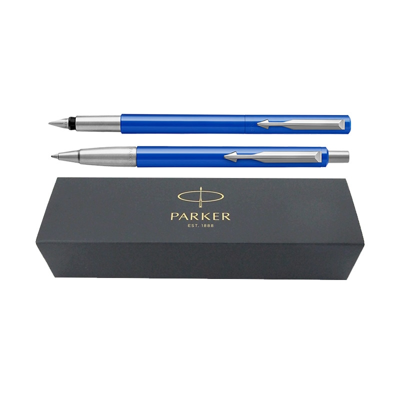 Set pix+stilou Parker Vector Royal albastru