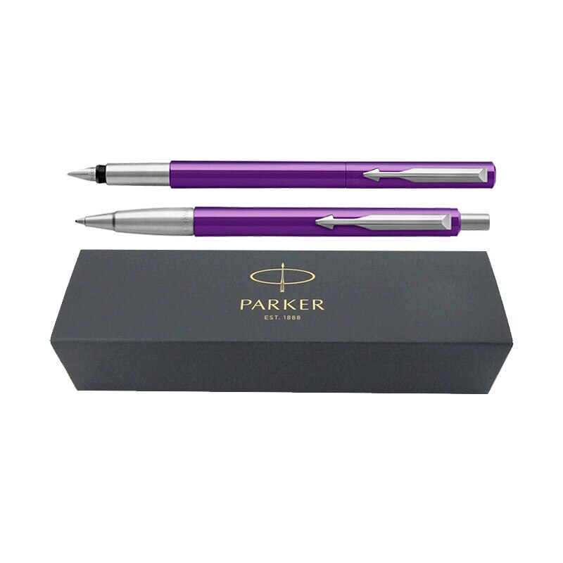 Set pix+stilou Parker Vector Royal purpuriu