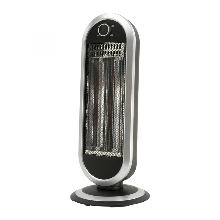 Radiator cu tub de cuart 900 W cu oscilare cuplabila