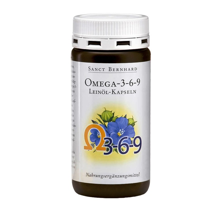 Ulei de in Omega 3-6-9 Sanct Bernhard 180caps