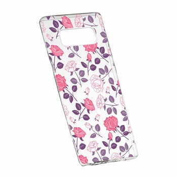 Husa pentru Samsung Galaxy S10 Plus, Silicon, Slim, Trandafir, 168 Husa pentru Samsung Galaxy S10 Plus, Silicon, Slim, Trandafir, 168