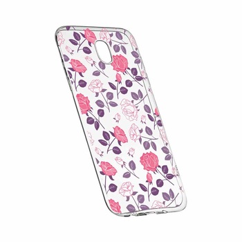 Husa pentru Samsung Galaxy J5 2017, Silicon, Slim, Trandafir, 168 Husa pentru Samsung Galaxy J5 2017, Silicon, Slim, Trandafir, 168