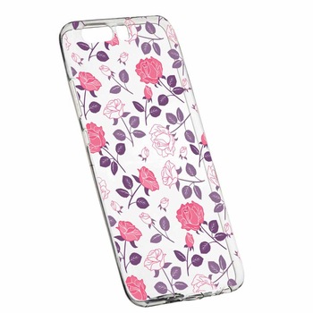 Husa pentru Huawei Honor 10, Silicon, Slim, Trandafir, 168 Husa pentru Huawei Honor 10, Silicon, Slim, Trandafir, 168