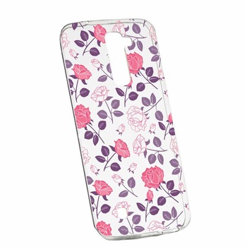 Husa pentru LG G7 ThinQ, Silicon, Slim, Trandafir, 168 Husa pentru LG G7 ThinQ, Silicon, Slim, Trandafir, 168