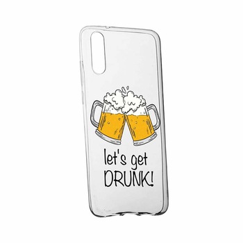 Husa pentru Samsung Galaxy A50, din silicon premium, rezistenta la uzura, anti-alunecare, Slim, Let`s Get Drunk, 170 Husa pentru Samsung Galaxy A50, din silicon premium, rezistenta la uzura, anti-alunecare, Slim, Let`s Get Drunk, 170