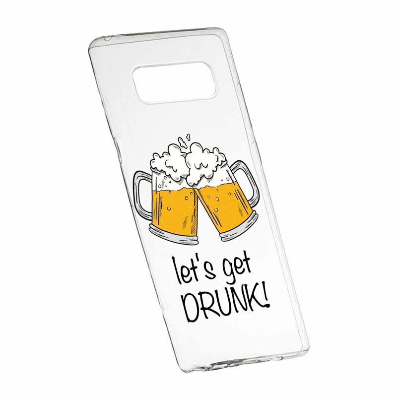 Husa pentru Samsung Galaxy S10 Plus, Silicon, Slim, Let`s Get Drunk, 170