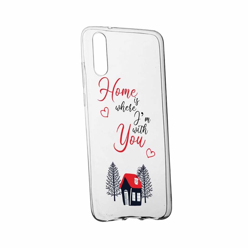 Husa pentru Huawei P30, Silicon, Slim, Home, 171